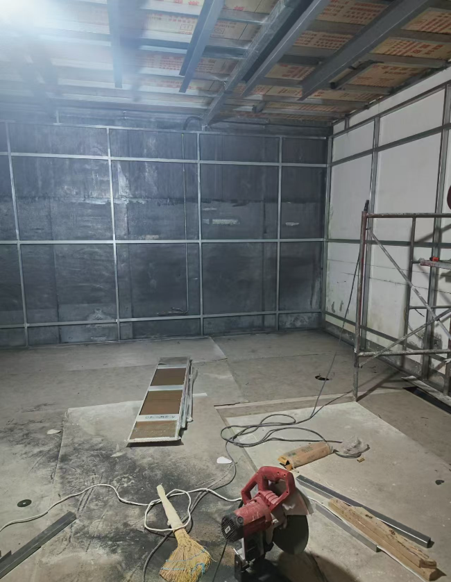 通辽SRT室治疗室铅板施工